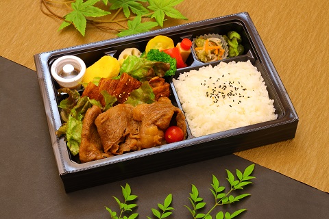 みかわ牛生姜焼きとクイーンポーク照焼き弁当