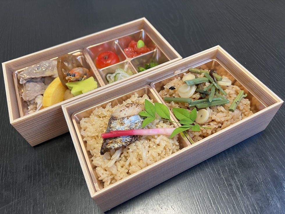 季節の釜飯とサワラ飯の和御膳